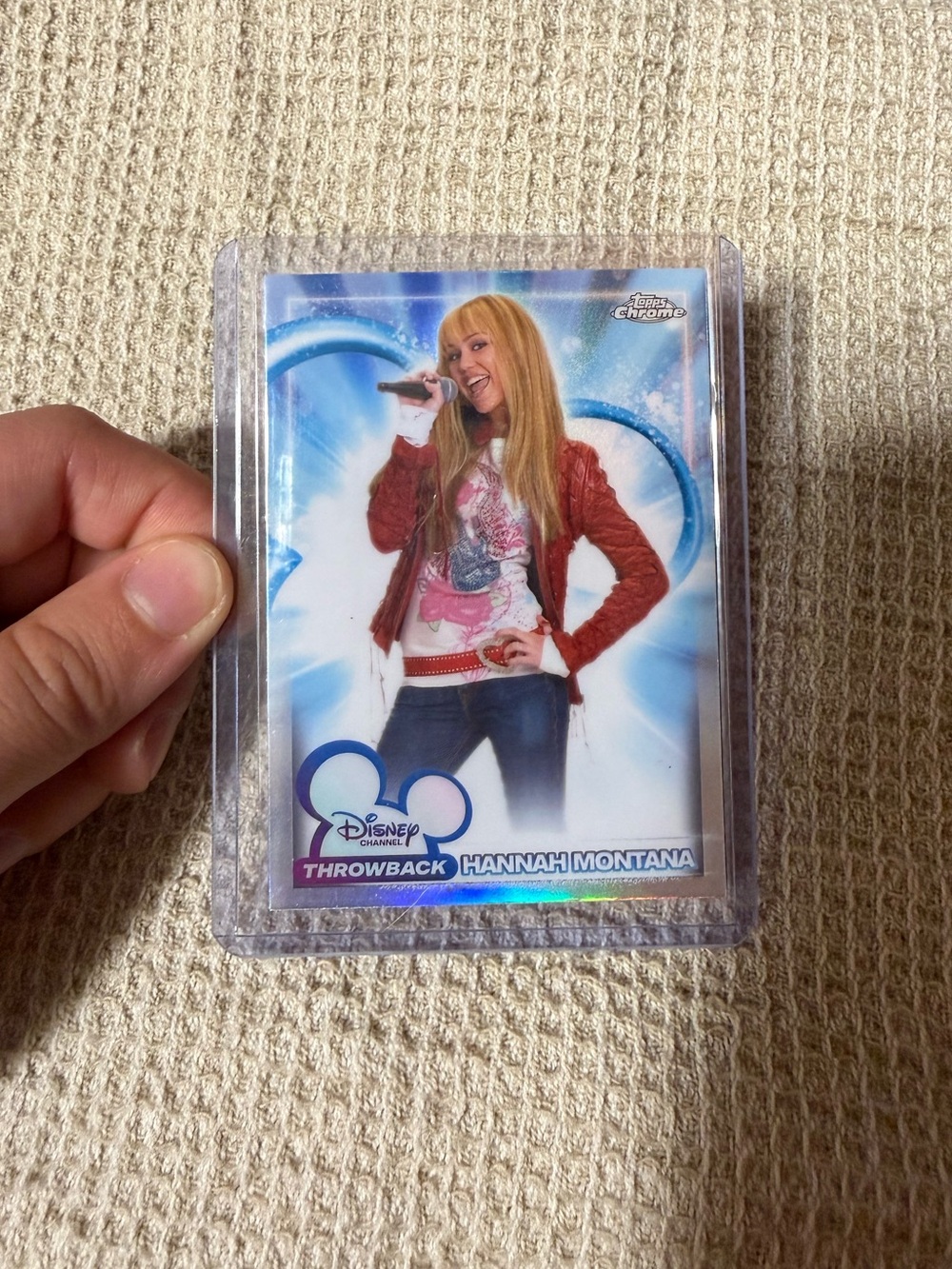 Hannah Montana topps chrome card 2026
